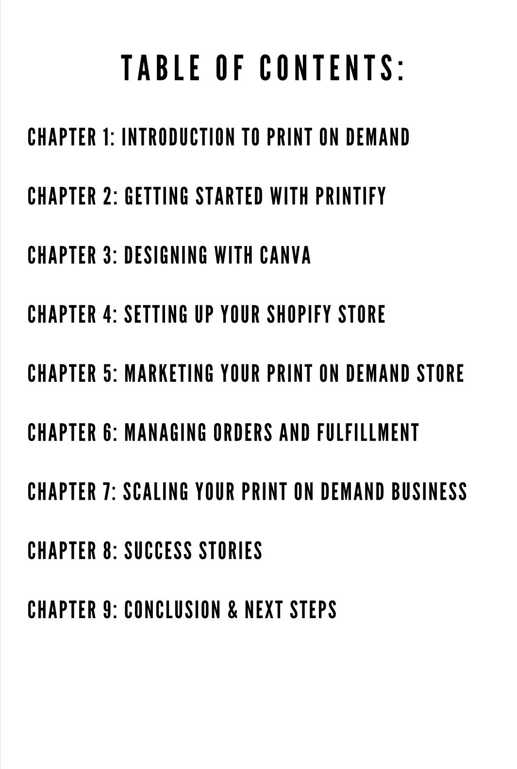 DFY “How To Start A Business With Print On Demand” Resellable E-Book