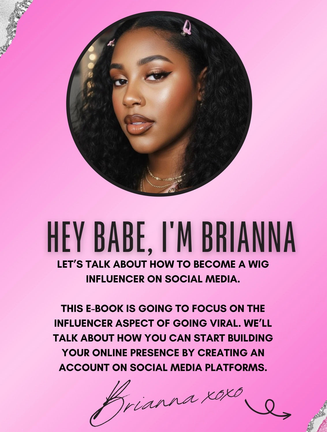 DFY “How To Become A Wig Influencer” Resellable E-Book