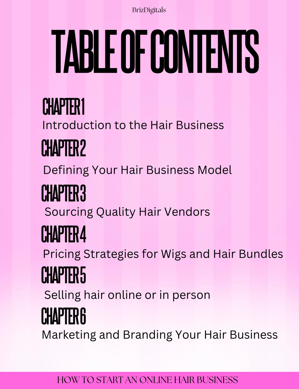 DFY “Ultimate Hair Business Cheat Sheet” Resellable E-Book