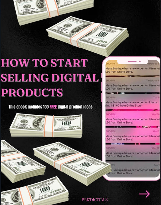 DFY “How To Start Selling Digital Products” Resellable E-Book