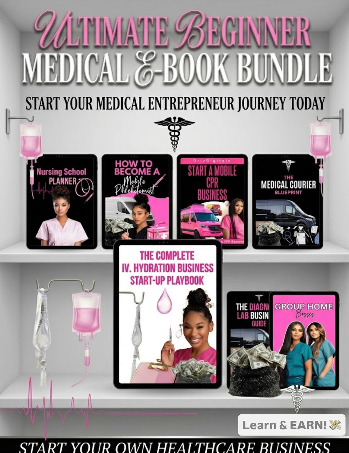 9-in-1 Ultimate Beginner Medical E-Book Bundle