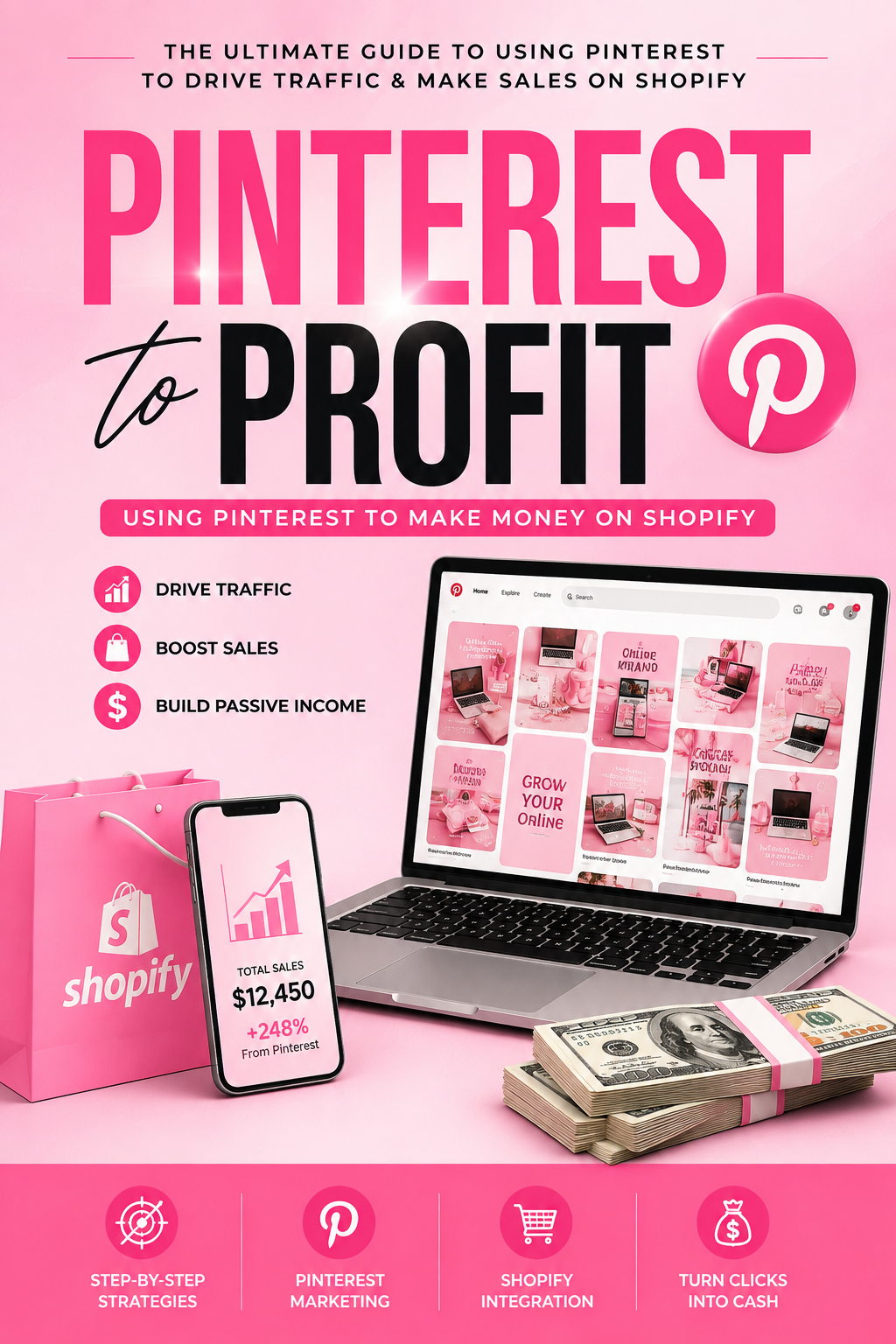 DFY “Pinterest To Profit” Resellable E-Book