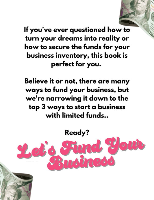 DFY “How To Secure Funding For Your Business” Resellable E-Book