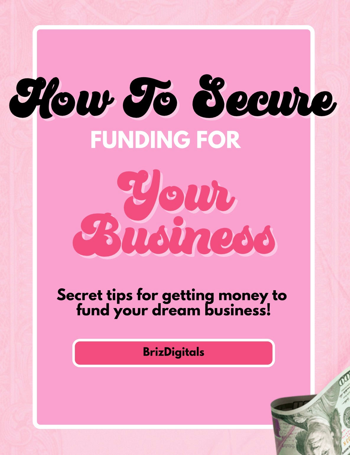 DFY “How To Secure Funding For Your Business” Resellable E-Book