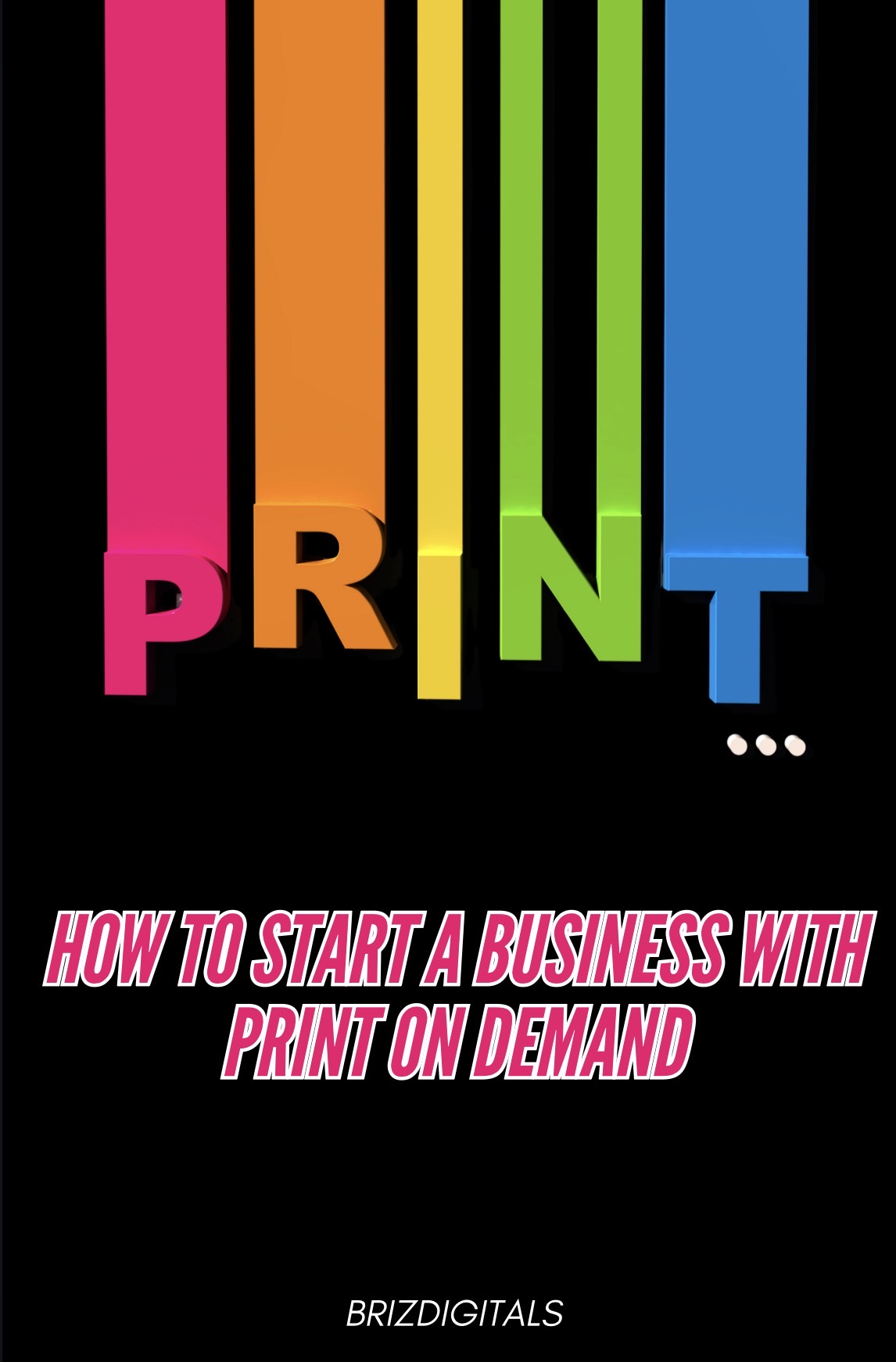 DFY “How To Start A Business With Print On Demand” Resellable E-Book