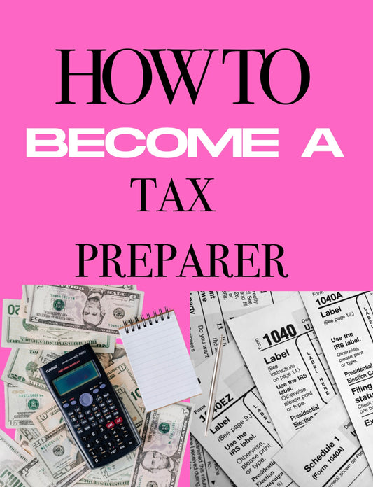DFY “How To Become A Tax Preparer” Resellable E-Book
