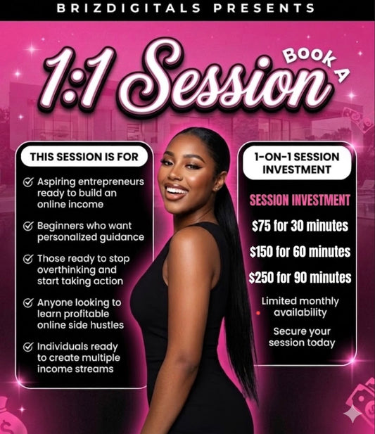 Book A 1 on 1 Session With Brianna