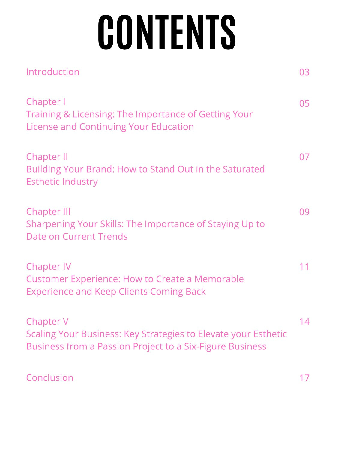 DFY “How To Become A 6 Figure Esthetician” Resellable E-Book