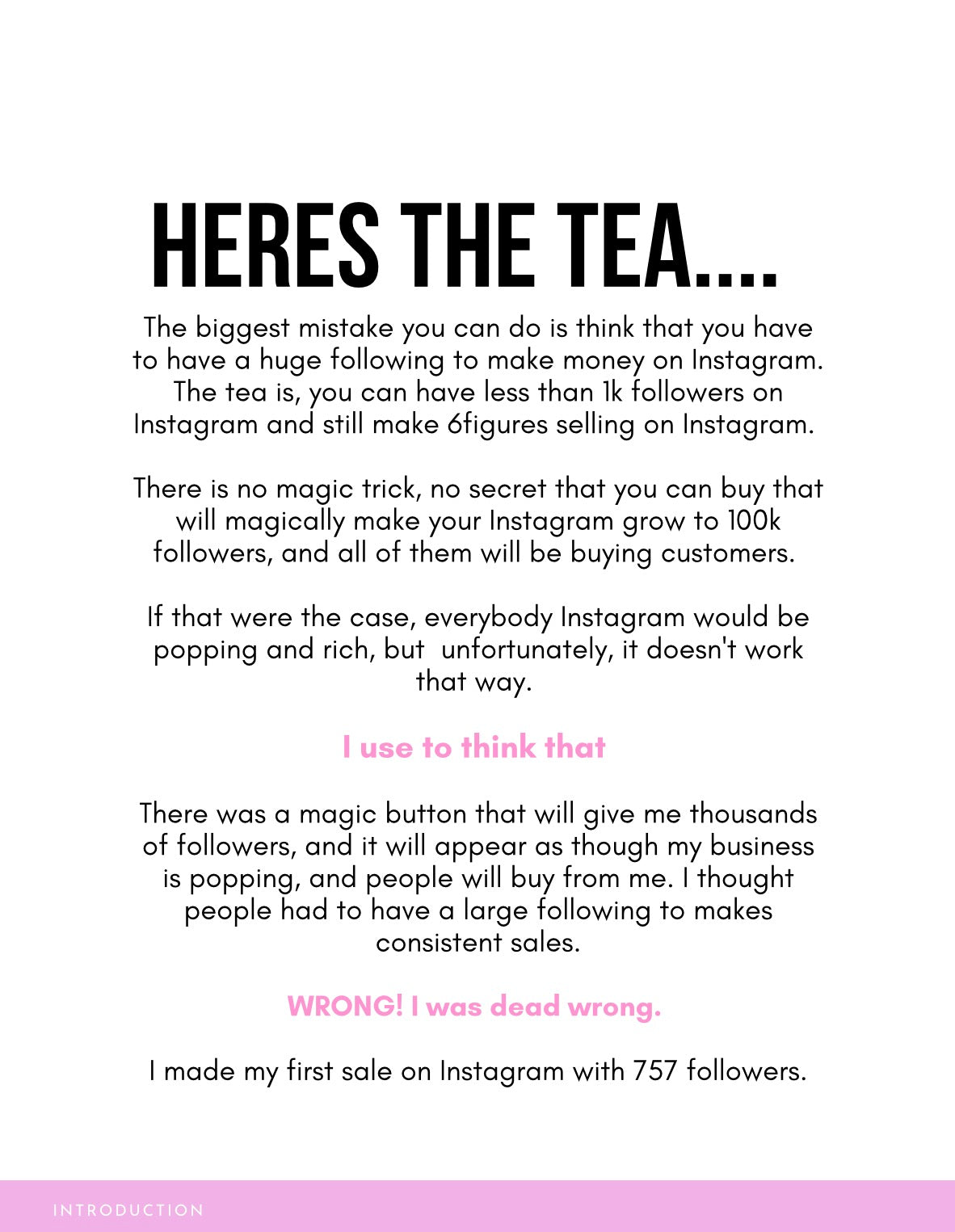 DFY “How To Sell On IG With Less Than 10K Followers” Resellable E-Book