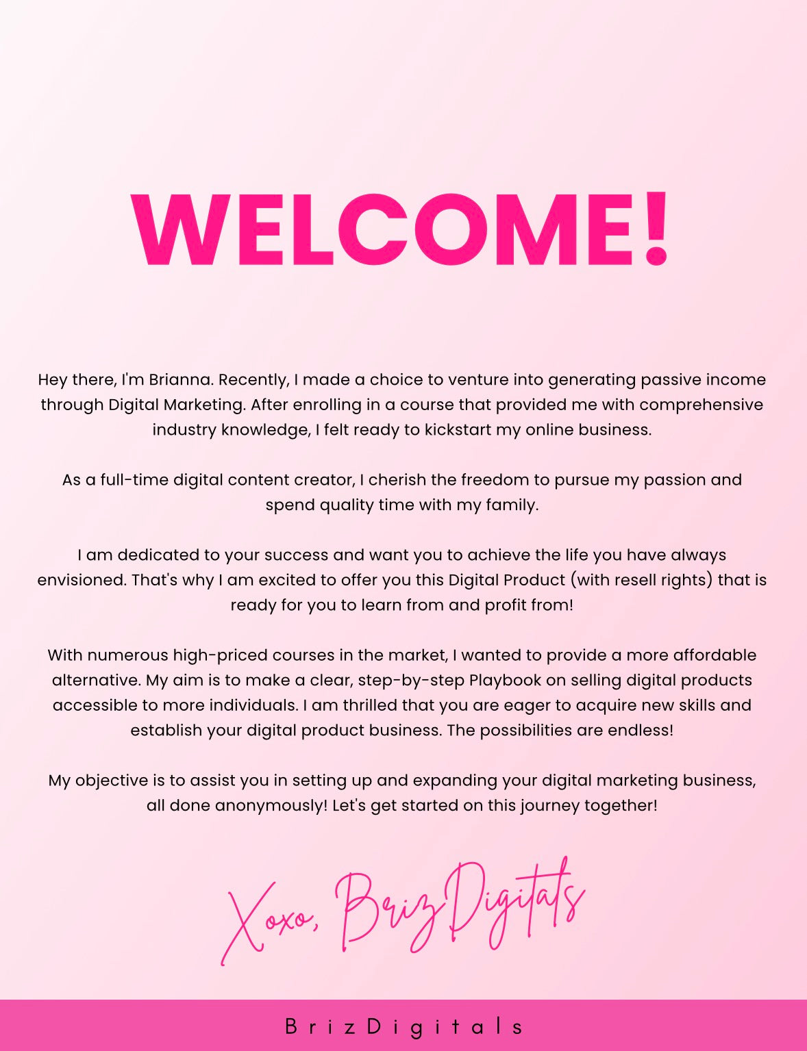 DFY “Faceless Digital Marketing Guide” Resellable E-Book